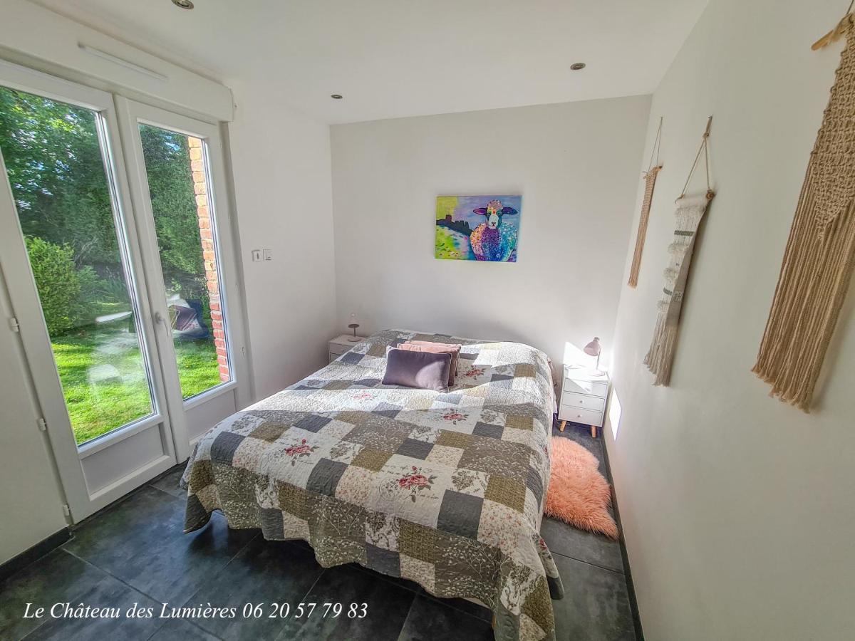 Chateau Des Lumieres Gite Et Gite Insolite Saint-Blimont エクステリア 写真