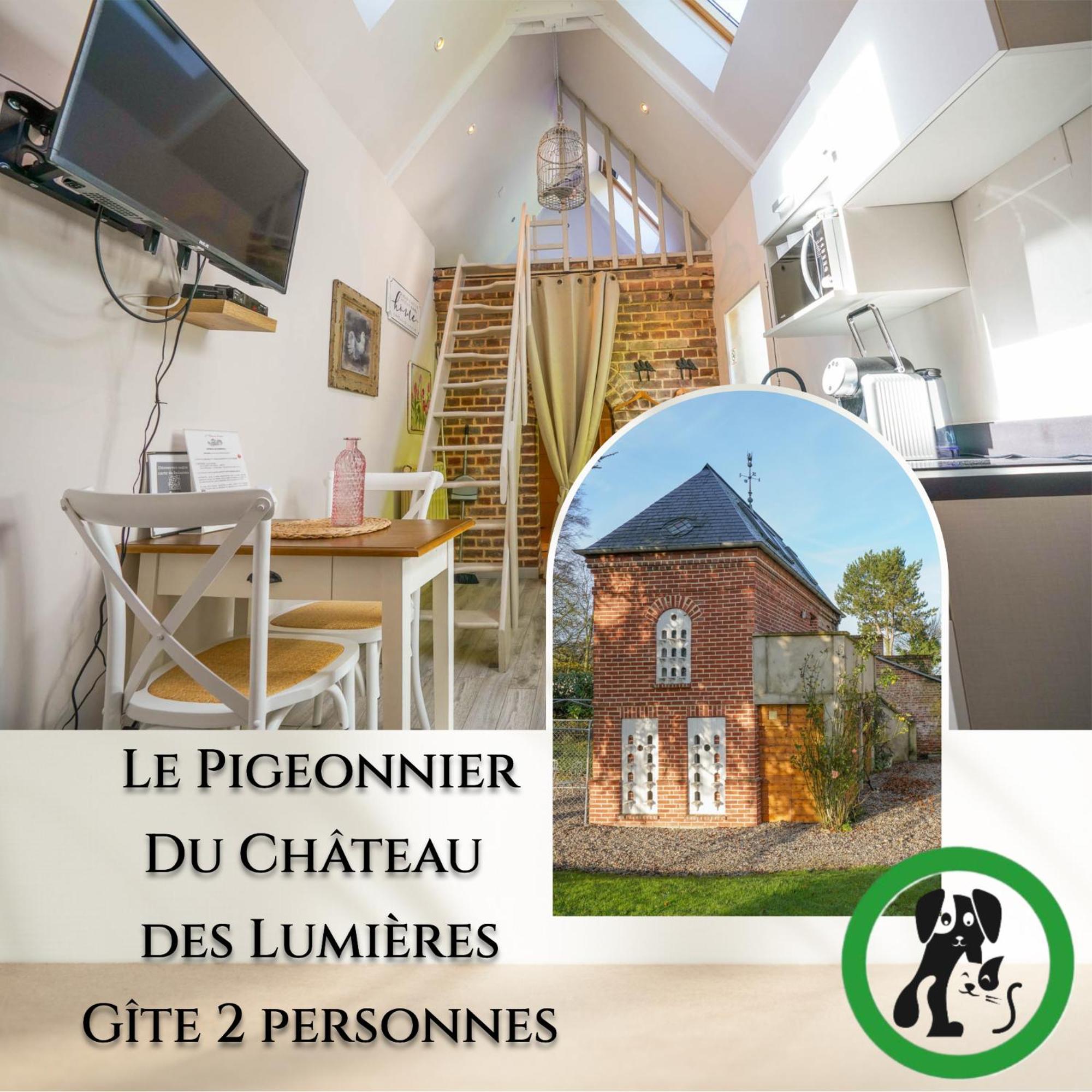 Chateau Des Lumieres Gite Et Gite Insolite Saint-Blimont エクステリア 写真
